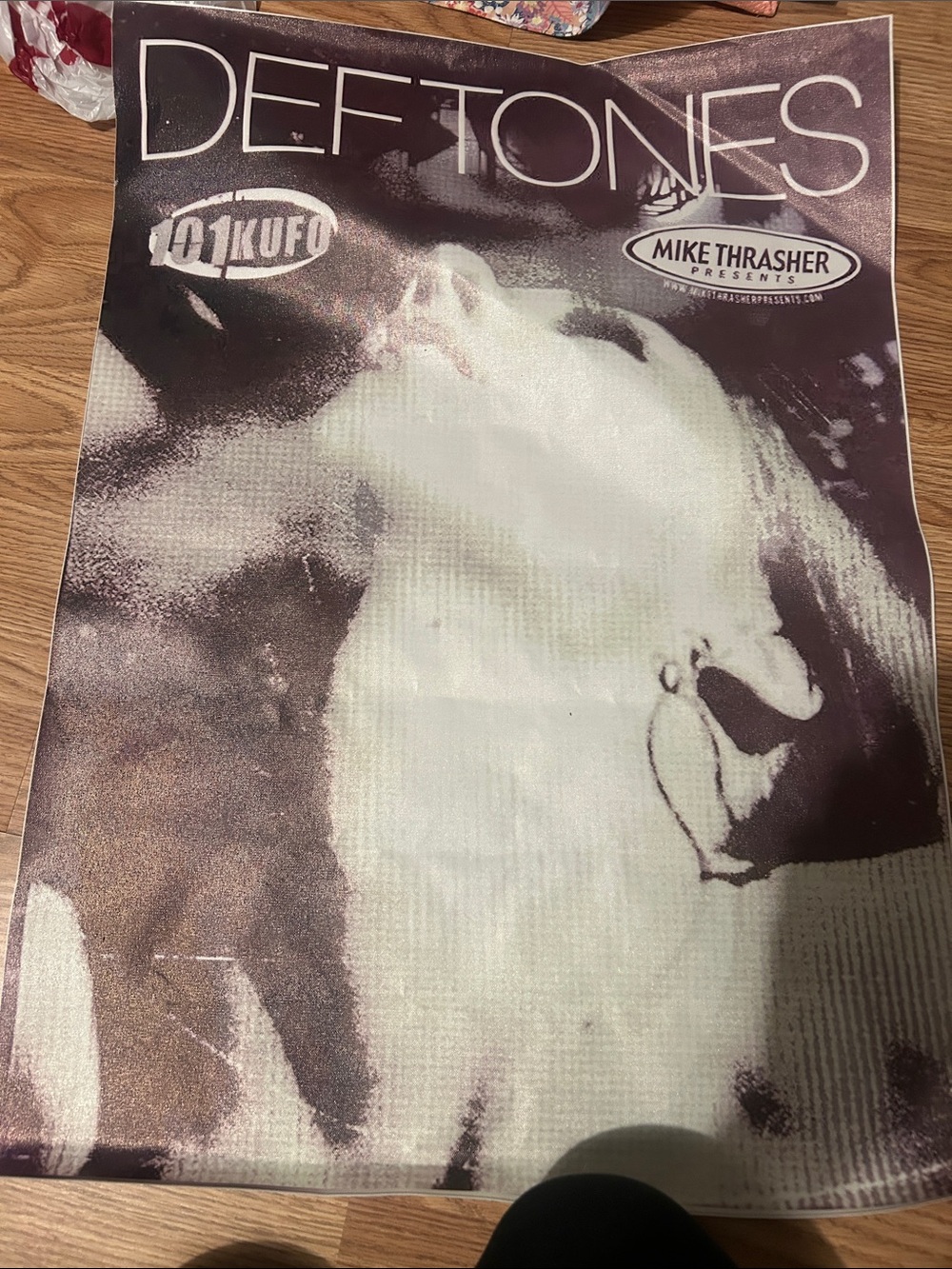 Band Poster Wall Art - Black and Cream